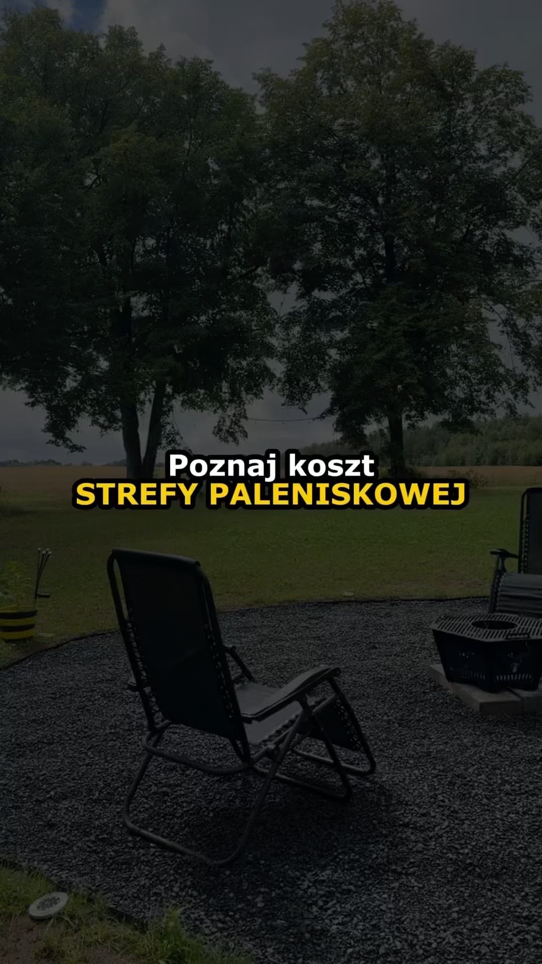 Zrobiliśmy strefę na ognisko! Zobacz ile to kosztowało